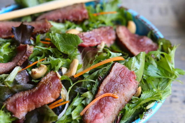 salade de boeuf asiatique