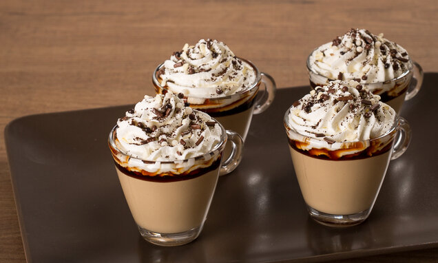 panna cotta al caffe