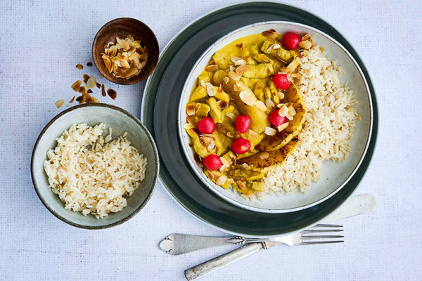 Riz exotique aux bananes