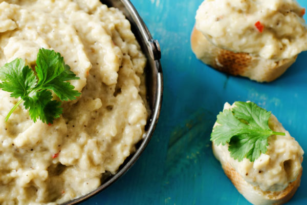 purée aubergine