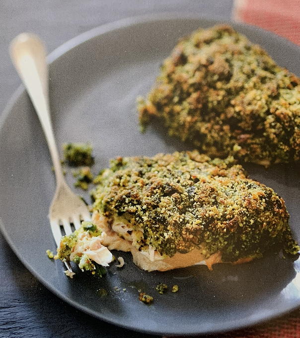 Pavés de truite en croûte